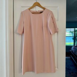 Tommy Hilfiger Pink Sheath Dress Short Sleeve Crew Neck